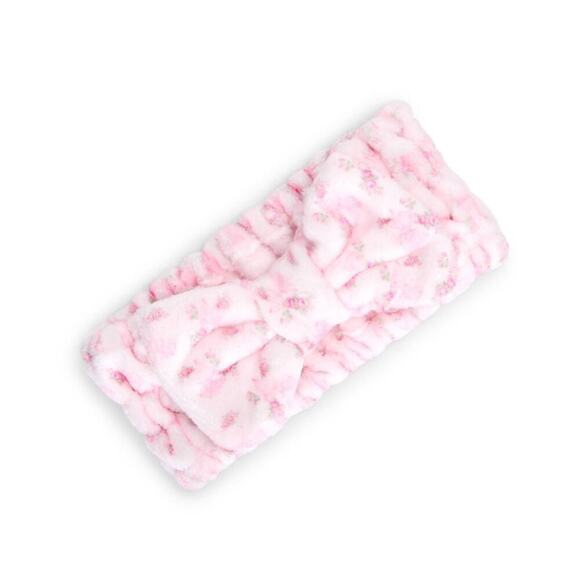 NWT Loveshackfancy & Wet Brush Cotton Wash Headband in Rosa Beau. - Picture 10 of 16